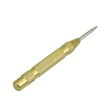 Mylb-bronze amarelo automático punção central mola carregado cromado parafuso rebite auto marca furo comprimento 127mm 2024 - compre barato