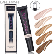langmanni 2019 Face Concealer Cream Full Cover 10ml Eye Dark Circles Cream Makeup Acne contour palette Base Cosmetic 2024 - buy cheap