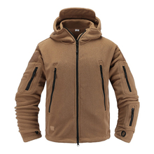 Outdoor sports warm clothing military tactical man Polartec hot polar hooded fleece jacket coat military uniform windproof 2024 - buy cheap