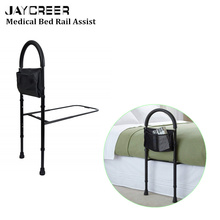 JayCreer Bed Assist Bar with Storage Pocket, Height Adjustable Bed Rail for Elderly Adults, Assistance for Getting In and Out of 2024 - купить недорого