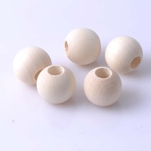 24x22mm 10pcs Natural Wooden round Spacer beads big hole For Jewelry making Handmake DIY Accessory MT0682X 2024 - buy cheap