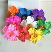 flower 36pcs free shipping colors Foam Hawaiian flower Hibiscus Flower bridal hair clip 9cm you pick flower jewelry frangipani 2024 - buy cheap