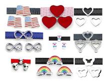 8MM 2018 Dog Heart Rainbow Flag Faith Slide Charms 20PCS/lot Fit For 8mm DIY Bracelet Straps Keychains Phonestrips 2024 - buy cheap