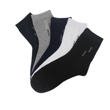 5 Pairs/Lot Men's Socks Summer Cotton Formal Solid Color Breathable Short Sock Business Black Excellent Quality Male Sock Meias 2024 - buy cheap