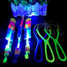 1PC LED Light-up Toys For Children LED Flying Toys Flying Arrow Helicopter LED Light Slingshot Arrow Helicopter Gift Toys FG03 2024 - buy cheap