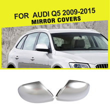 Car-Styling ABS Matt Chrome Rearview Mirror Covers Caps for Audi Q5 2009-2015 2024 - buy cheap