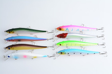 8pcs High Quality Fishing Lures Minnow Crankbait Bass Bait 11.5CM 13.1G Bass Wobble Bait Hard Plastic Lure Fishing Tackle(MI084) 2024 - buy cheap