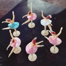 12pcs Lovely Mini Dancing Girl Ballerina Ballet Baby Shower Party Decorations 2024 - compre barato