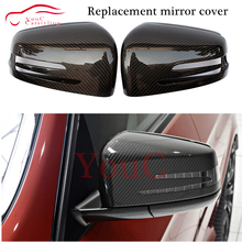 Replacement Style Carbon Fiber Rear View Mirror Cover Side Door Mirror Caps for Mercedes C W204 A W176 W117 X156 W207 W212 W218 2024 - buy cheap
