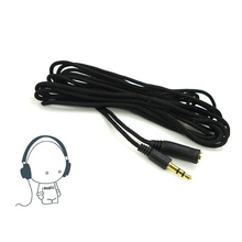 10 футов/3 м разъем 3,5 мм удлинитель аудио кабель папа-мама наушники удлинитель кабель стерео AUX шнур для автомобиля MP3 динамик 2024 - купить недорого