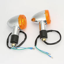 2pcs Motorcycle Bike Amber Indicator Bullet Turning Signal Lights for Suzuki Boulevard C109R C50 C90 2024 - buy cheap