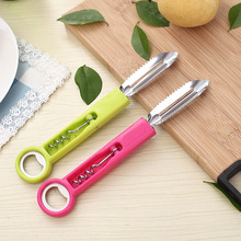 MOM'S HAND Multifunctional Fruit Vegetable Peeler Slicer Kitchen Convient Wine Can Opener Color Random 2024 - buy cheap