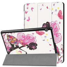 Caso para Huawei MediaPad T3 10 Patterned PU Couro Protetora tablet Cover/Stand for Huawei MediaPad T3 9.6- torre Eiffel + filme 2024 - compre barato