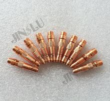 Entrega gratuita de solda TIG consumíveis 3.2mm collet corpo e Tungstênio de tocha de soldagem tig collet para WP-17 WP-18 WP-26 2024 - compre barato