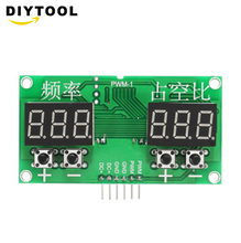 Placa de módulo de ciclo de trabalho, gerador de sinal de onda quadrada de frequência pwm pulse 0-99%, dc 3.3v 20v pwm drive driver transistor 2024 - compre barato