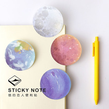 The Beautiful Planet Self-Adhesive Memo Pads Sticky Notes Notepad Planner Stickers Office School Supplies 2024 - buy cheap