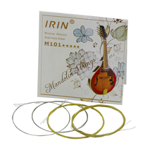 IRIN M101 Full Set Mandolin Strings Bronze Wound Stainless Steel Silver & Gloden Color (.010-.034) 2024 - buy cheap