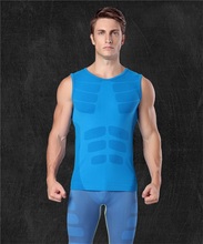 Mens Gym Vest Sleeveless Sports Men Slim Things For Fitness Compression Men's Sportswear Lose Weight Vest Fitness Clothing Slim 2024 - buy cheap