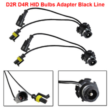 2PCS D2 D2R D4 D4R OEM HID Xenon Headlight Bulbs Ballasts Black Line Wire Harness Cable Adapter Holder Wiring Socket Plug N Play 2024 - buy cheap