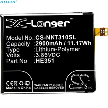 Cameron Sino 2900mAh Battery HE351 for Nokia 3.1, TA-1049, TA-1057, TA-1063, TA-1070, TA-1074 2024 - buy cheap
