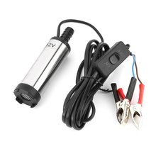 Bomba de transferencia de combustible eléctrica, dispositivo sumergible para repostaje de agua y aceite, para diésel, motocicleta y coche, CC de 12V y 38mm 2024 - compra barato