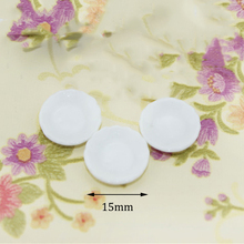 3Pcs 1/12 Dollhouse Miniature Accessories Mini Ceramic Food Plate Simulation Kitchen Disk Model Toys for Doll House Decoration 2024 - buy cheap