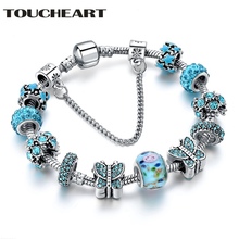 TOUCHEART-Pulseras con abalorios de cristal para mujer, brazaletes tibetanos, fabricación de joyas hechas a mano, SBR170016 2024 - compra barato