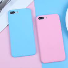 BROEYOUE Color caramelo caso para iPhone 7 7 6X6 s Plus 5 5S SE XS Max XR Simple cubierta trasera de teléfono Ultra delgada de TPU suave de Color sólido 2024 - compra barato