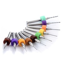10pcs Micro PCB Carbide Twist Drill Bits Set 0.1/0.2/0.3/0.4/0.5/0.6/0.7,0.8/0.9/1.0mm For Jewelry Rotary Tool 2024 - buy cheap
