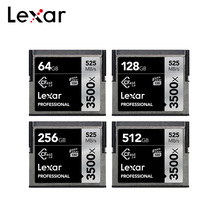 Lexar-tarjeta de memoria 100% Original 3500x CFast 2,0, alta velocidad, 64GB, 512GB, 525 GB, 128 MB/s, 256GB, para cámara de vídeo Full HD 4K 2024 - compra barato
