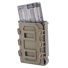 Outdoor Tactical 5.56mm 7.62mm Molle Pistol Mag Pouch CS games Magazine Pouch Holster Fastmag Hard shell Belt Carrier Case 2024 - buy cheap