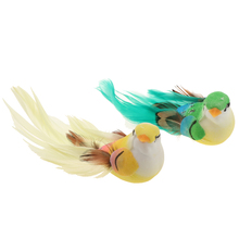 Pássaros artificiais de espuma com clip decoração de casa para festas 2024 - compre barato