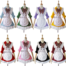 The new eight-color sleeve Comic Con Cosplay Japanese maid costume lolita princess dress uniforms 2024 - buy cheap