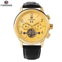 Business Mens Tourbillon Automatic Mechanical Watches Fashion Gold Dial Mechanical Watch for Teenagers Gift Watch for Man 2024 - buy cheap