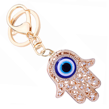 Soporte de ojo de mano con diamantes de imitación para mujer, bolso de mano con diamantes de imitación, colgante de cristal, joyería, colgante, R004 2024 - compra barato