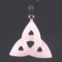 24pcs/lot Triangle Carving Natural Hollow Stone Charms India Agates Pendants Obsidian Pendulum for Jewelry Making Free Shipping 2024 - buy cheap