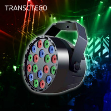 LED Stage Par Light RGB Disco Light Strobe DMX 512 Spotlight DJ Laser Light Show Projector Ballroom Bar Family Xmas Party Lamp 2024 - buy cheap