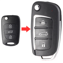 3 Buttons Replacement Modified Flip Folding Remote Key Shell Case For KIA K2 K5 RIO Carens Soul Fob Key Cover(New Style) 2024 - buy cheap