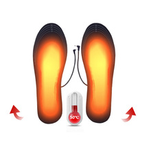 1 par de palmilhas aquecidas usb recarregável aquecido sapatos almofada diy tamanho ajustável palmilhas aquecidas elétricas para ao ar livre 2024 - compre barato