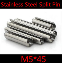 50pcs/lot M5*45 5 x 45mm  5mm  Stainless Steel  Elastic Split Pin, 5mm Spring Cotters 2024 - buy cheap