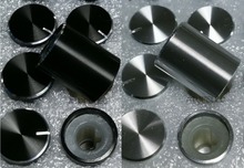 Алюминиевый компакт-диск DAC, 10 шт., 13 мм * 16 мм, усилитель потенциометр громкости, ручка 6 мм, d-образный вал, высококачественный черный/серебристый цвет 2024 - купить недорого
