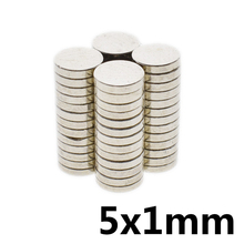 100pcs Neodymium magnet mini small disc magnetic material NdFeB magnet magnet magnetic strong magnetic 5mm X 1 mm N35 2024 - buy cheap