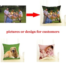 2019 NEW Print, Pet ,wedding Personal Life or Your Design Photos Customize Gift Home Cushion Cover Pillowcase Pillow Cover 2024 - buy cheap