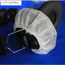 Linhuipad 12cm Replacement Non-woven Sanitary headphone covers disposable earmuff covers 5000pcs/lot 2024 - buy cheap