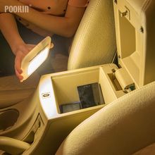 USB Rechargeable Automobile Reading Lights Car Highly Bright LED Touch Type Night Light  Cool White Warm White Car Styling Lamp 2024 - buy cheap