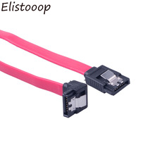 Elistooop-Cable Sata 3,0 SSD HDD 2,5 Sata III, Cable de ángulo recto de unidad del disco duro para ASUS Gigabyte, cable de datos 2024 - compra barato