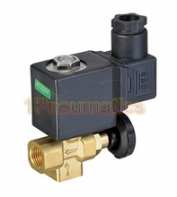 Free Shipping 10PCS/LOT 1/4'' Diret Acting Hand Manual Adjustable Solenoid Valve AC220V 2024 - buy cheap