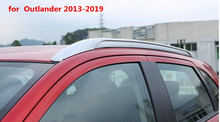 Para mitsubishi outlander 2013-2019 6 pçs/set bagagem bagageira transportadora telhado ferroviário telhado rack de telhado trilhos 2024 - compre barato