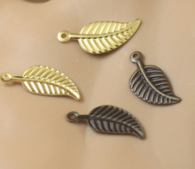 500pcs 6*14mm Alloy Leaf Charms/Pendant Copper with Antique Bronze/Silver Plated ,DIY Jewelry Finding 2024 - buy cheap