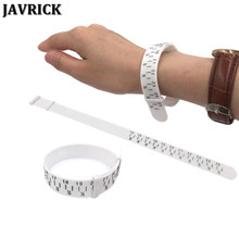 Javrick pulseira sizer pulseira de plástico ferramenta de medição pulseira de jóias fazendo calibre mão 2024 - compre barato